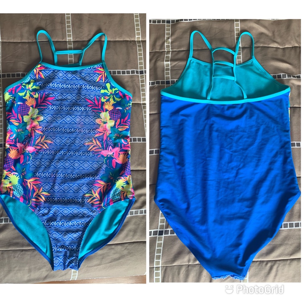 Blue bathing suit